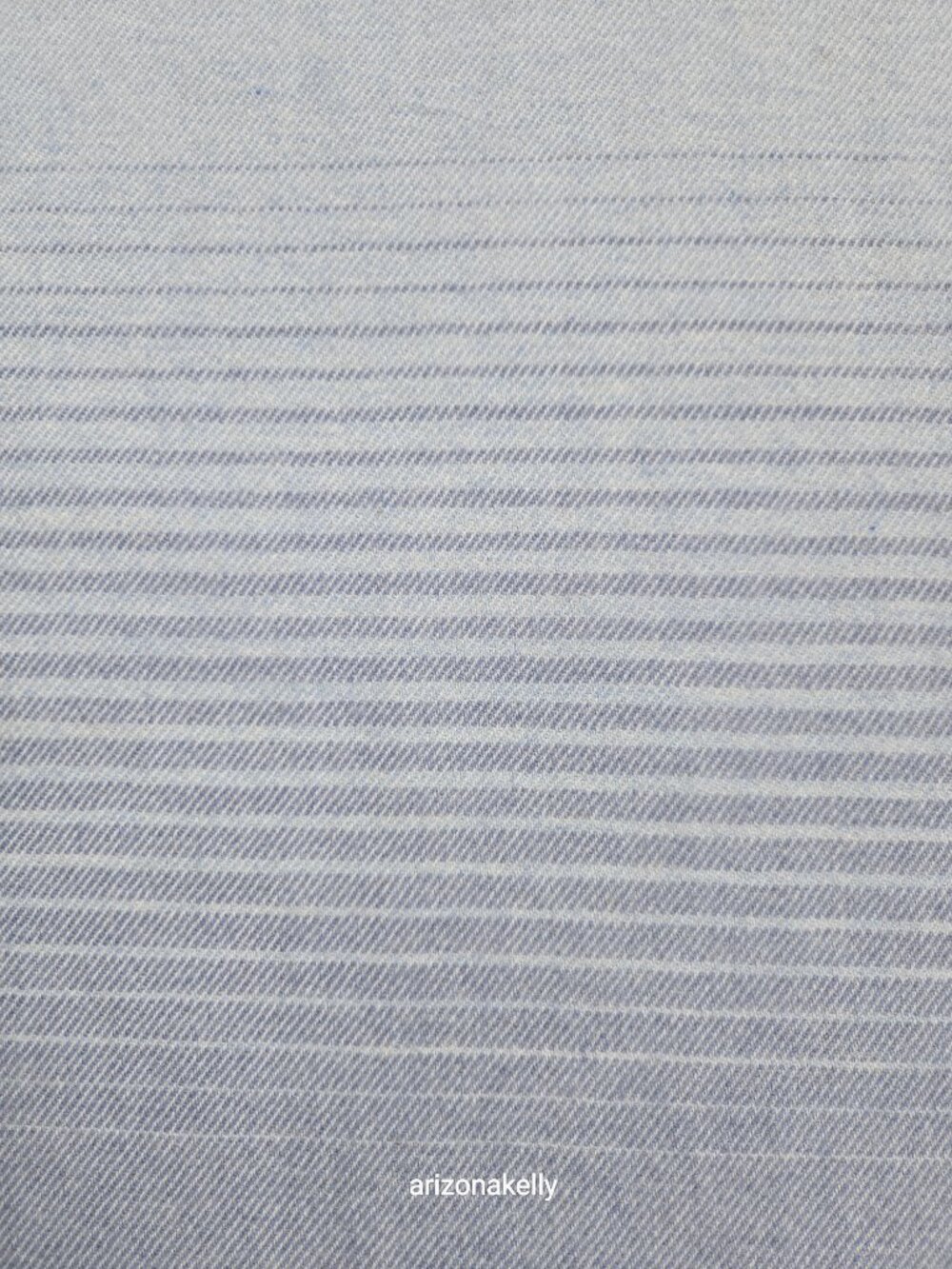 McNutt Lambswool Scarf Blue, Grey, Creme with Stripes Ireland Oversized - Picture 7 of 14